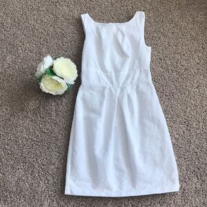 White Dress with Black Belt